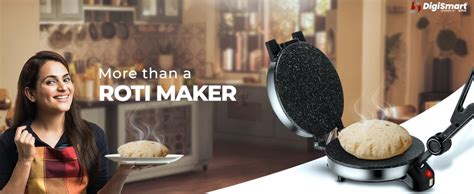 DIGISMART 1000W Electric Roti Maker for Roti/Chapati/Khakra/Paratha ...
