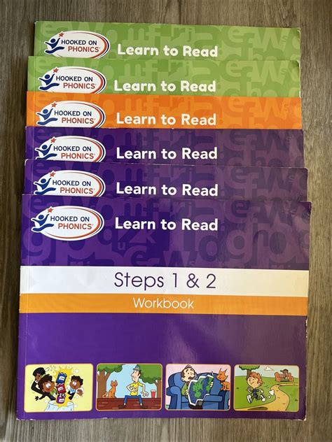 Hooked On Phonics 2020 Workbook Lot Learn To Read Steps 1-12 | eBay