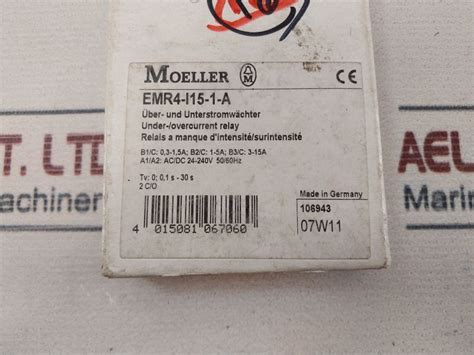 Moeller Emr4-i15-1-a Current Monitoring Relay 50/60 Hz – Aeliya Marine Tech