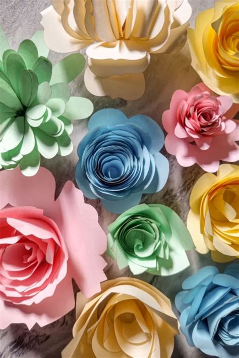 How to Make Rolled Paper Flowers 的图像结果