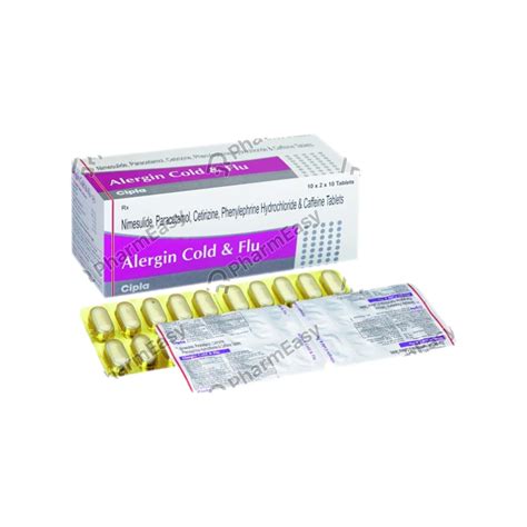 Buy Alergin Cold Tablet (10) Online & Save Up to 24% at PharmEasy