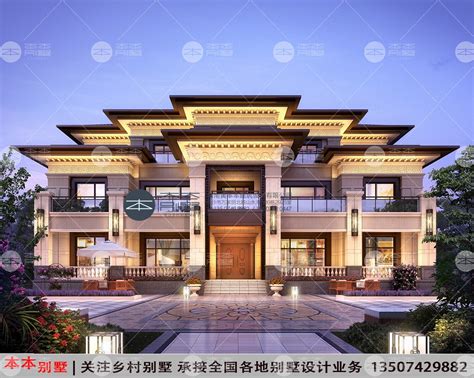 保利林语山庄别墅420方-中式-广东纵横建设设计工程有限公司