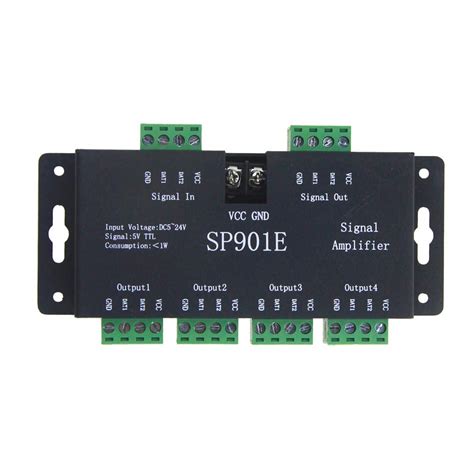 ALITOVE WS2812B WS2811 SPI Signal Amplifier Repeater, for WS2813 SK6812 ...