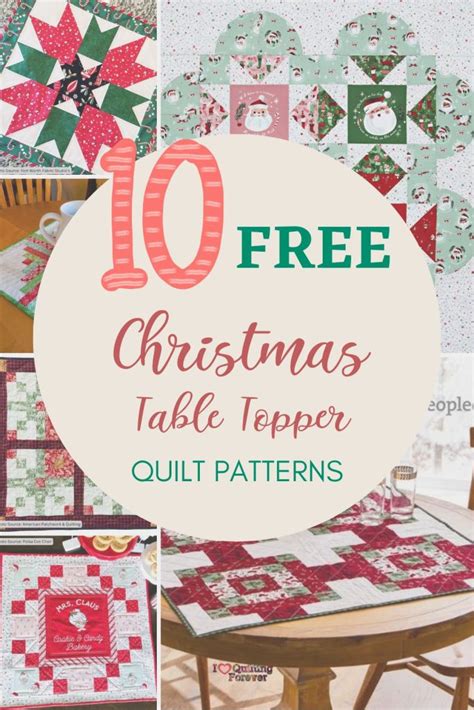Christmas Table Topper Quilt Pattern 的图像结果