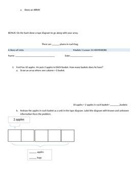 Lesson 1 Module 8 Math 3rd Grade 的图像结果