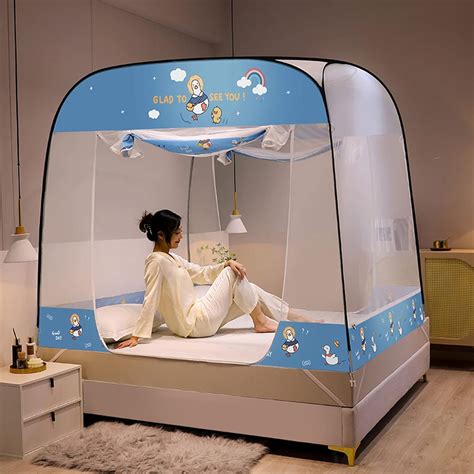 Foern Foldable Breathable Mosquito Net for Bed - No India | Ubuy