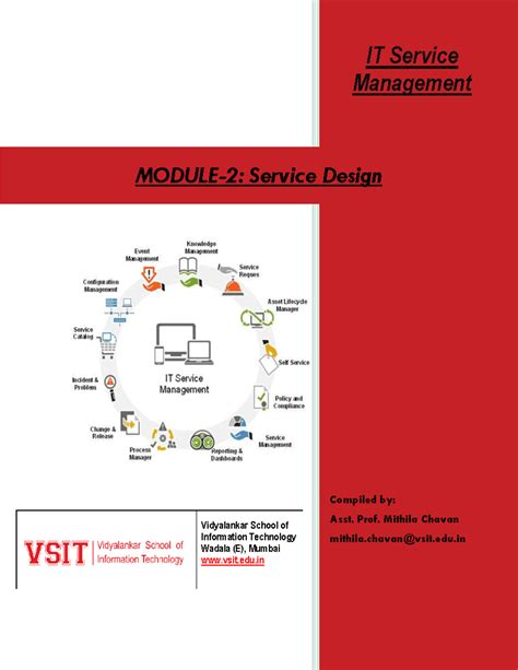 ITSM Module 2 - Comprehensive Notes on Service Design BSC-IT - Studocu