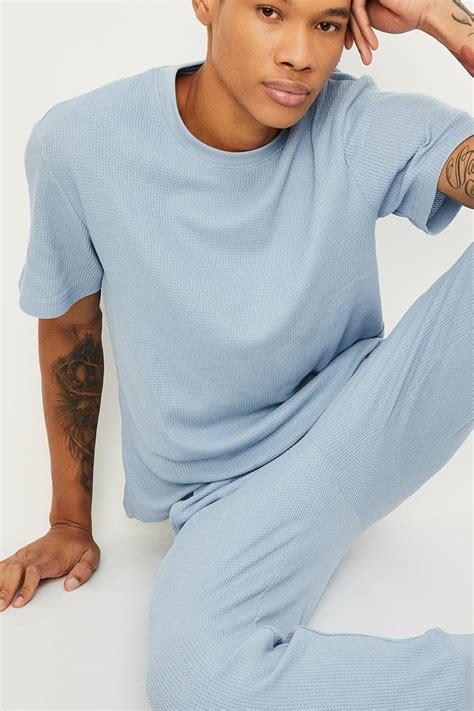 J&JP Texture oversize tshirt-Sky blue, J&JP, Buy Now