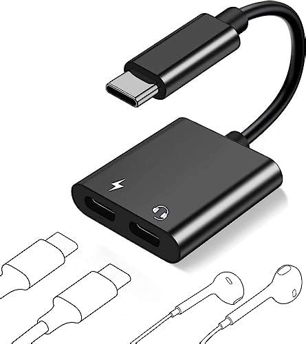 LecLooc USB C Splitter: Dual Audio and Charger Adapter for Pixel 2/3/4 ...
