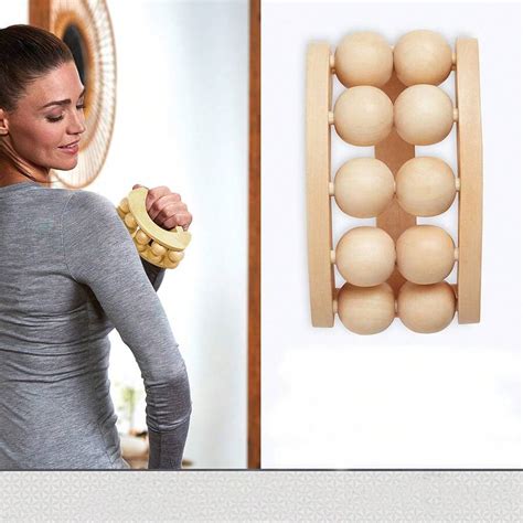 Outil de massage en bois en forme de champignon, outil de massage en ...