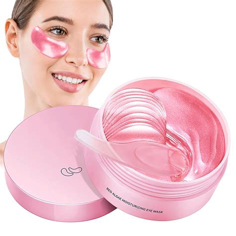 Amazon.com : PERVALA 60pcs Under Eye Mask, Pink Collagen Under Eye Patches for Puffy Eyes & Dark ...