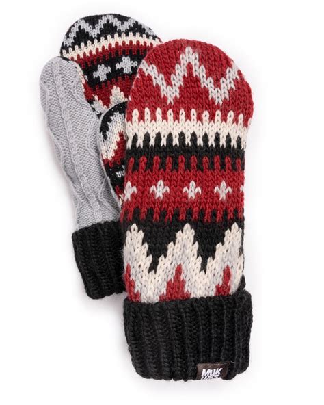 MUK LUKS® Womens Cuff Mittens | Appleseed's