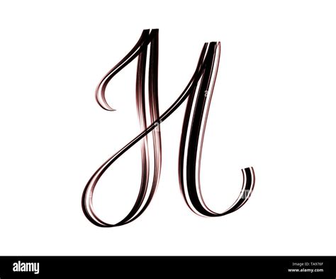 Capital H In Calligraphy