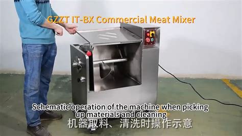 Commercial Electric Stainless Steel Industrial Meat Blender Sausage ...