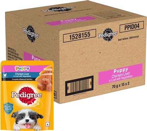 Buy Pedigree Adult Wet Dog Food, Grilled Liver Chunks Flavour in Gravy ...