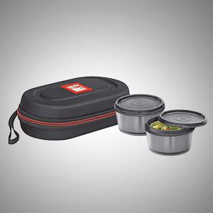 Buy Milton Nutri Stainless Steel Insulated Tiffin Set, 320ml, Set of 2 ...