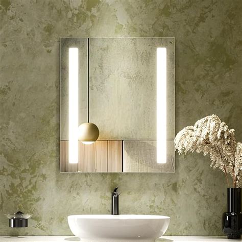 Kohler Vitality Column Lighted Mirror 60 cm x 70cm, 3rd Gen HD Mirror ...