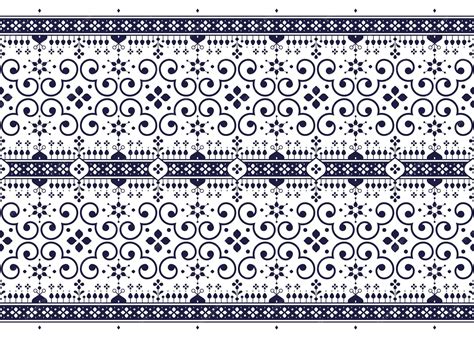 Geometric ethnic fabric seamless pattern on white background design for ...