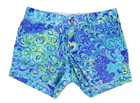 Buy Lilly Pulitzer Women's Callahan 5In Printed Short, Sea Blue, 00 at ...