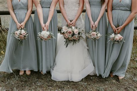6 bridesmaid bouquets and one maid of honor bouquet - munimoro.gob.pe