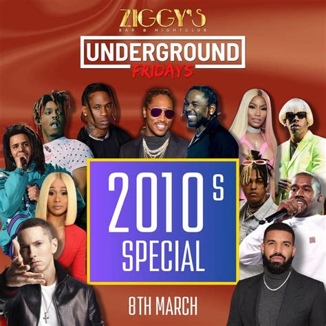 Underground Friday at Ziggys 2010s SPECIAL - 8th March, Ziggys, York, 8 ...