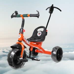 Stepupp Grow STP G ORANGE COLOR PARENT HANDLE FOR INFANTS -05 Tricycle ...