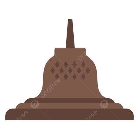 Candi Borobudur Vektor, Borobudur, Tengara, Kuil PNG dan Vektor dengan Background Transparan ...