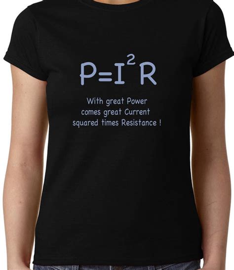 P=I2R , With great power comes great current squared times resistance ...