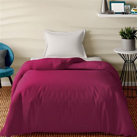 Buy PORTICO Satin Premium Cotton Single Bed Duvet Cover from Portico at ...