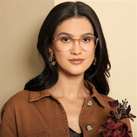 Buy Pink Transparent Full Rim Geometric Vincent Chase CLASSIC ACETATE ...