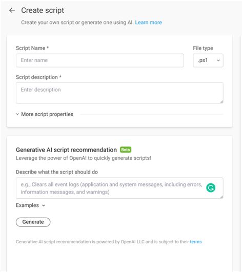 Image result for Atera PowerShell Script Generation