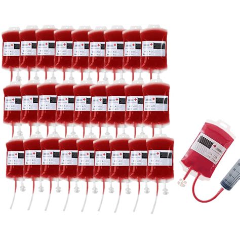 Blood Bag for Drink IV Bags, Halloween Party Cups Drink Container ...