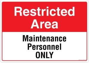 Safety Sign Store Restricted Area Emergency Sign Price in India - Buy ...