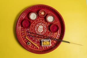 Aurum Decorative fancy Pooja Thali Stainless Steel Price in India - Buy ...