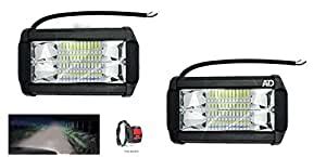 AUTOVEA U.D24 Ray 24 LED Super Light High Watt Cree LED Aux Bike Fog ...