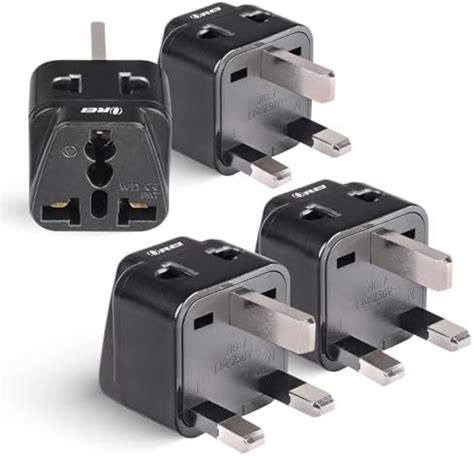 OREI UK to India Adapter Plug, India to UAE, Hong Kong, Dubai Adapter ...