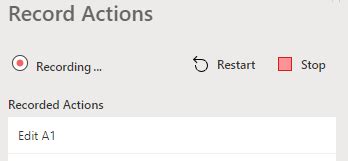 Image result for Record Script in Excel