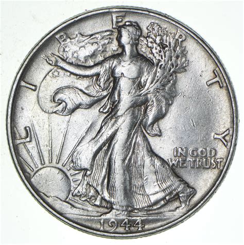 Choice Better Grade 1944 Walking Liberty Half Dollar - 90% Pure Silver ...