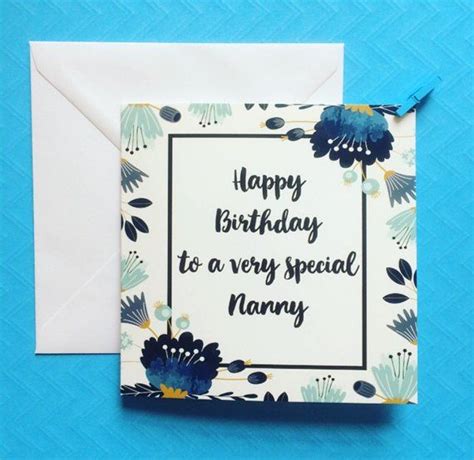 birthday card ideas for nanny