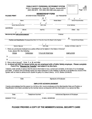 Fillable Online Membership Date (with current employer) Fax Email Print ...