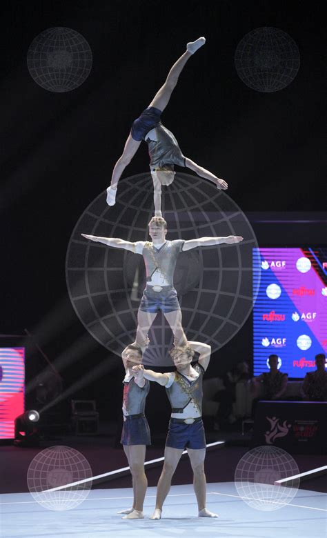 FIG Photos - image: ACRO WCh 2022 Baku/AZE: VLAEMINCK Wannes RAUS Jonas ...
