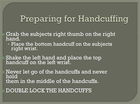 Basic Handcuffing 的图像结果