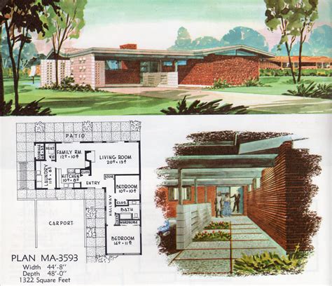 Mid Century Modern Home Design Plans at John Buck blog