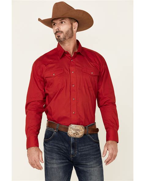 Men's Red Shirts