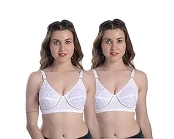 Buy AODACH Women's Cotton Non Padded Non-Wired Regular Bra | Bra Combo ...