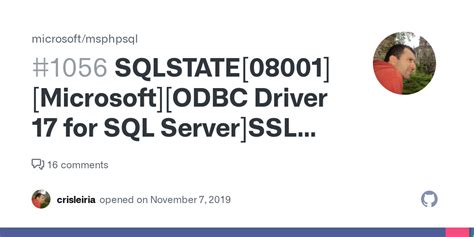 Image result for SQLSTATE=08001 Error 18356
