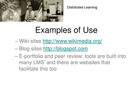 Image result for Distributed Learning Examples