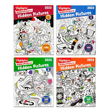 Highlights Hidden Pictures 2023 Special Edition Activity Books For Kids ...