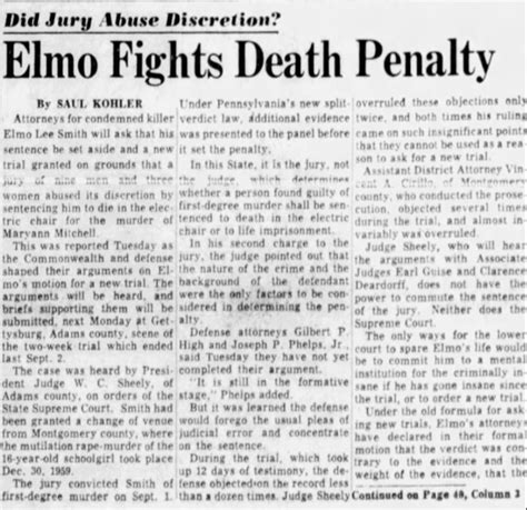 Death Sentence In Pennsylvania