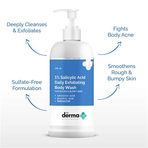 1% Salicylic Acid Daily Exfoliating Body Wash -250ml – The Derma Co